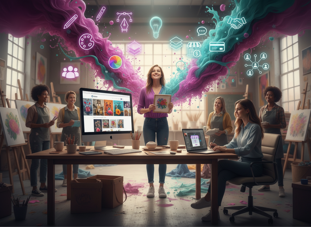 Content en community visual